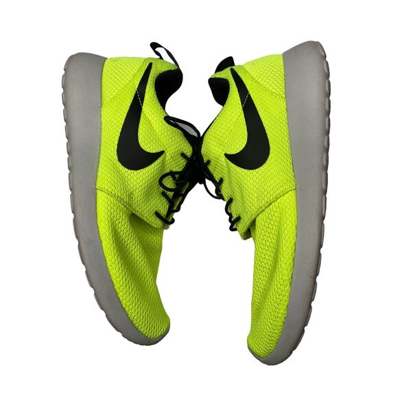 Nike Roche Neon Green & black NIKEiD size 8.5 - Picture 3 of 8